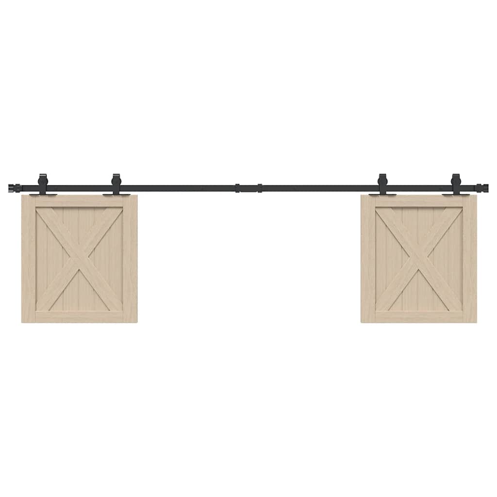 Kit Anta Scorrevole per Armadio 183 cm in Acciaio al Carbonio 4009675