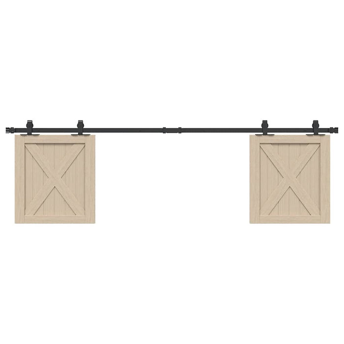 Kit Anta Scorrevole per Armadio 183 cm in Acciaio al Carbonio 4009675