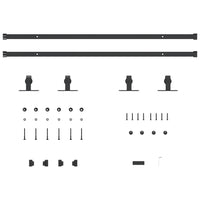 Kit Anta Scorrevole Armadio in Acciaio al Carbonio 200 cm 4009676