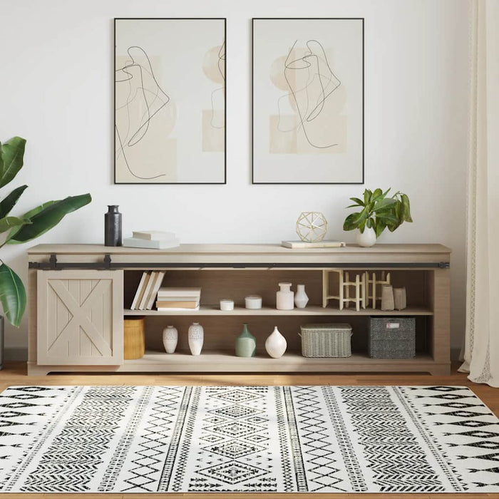 Kit Anta Scorrevole Armadio in Acciaio al Carbonio 113 cm 4009677