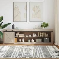 Kit Anta Scorrevole Armadio in Acciaio al Carbonio 113 cm