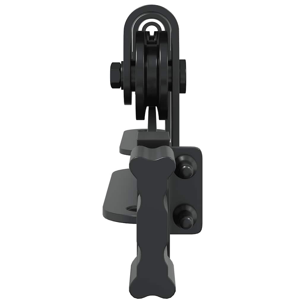 vidaXL Kit Anta Scorrevole Armadio in Acciaio al Carbonio 113 cm