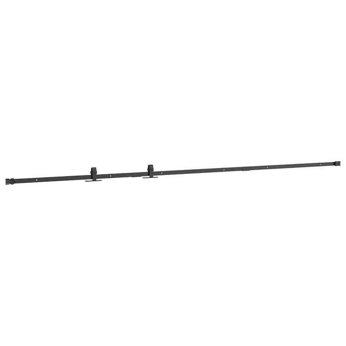 vidaXL Kit Anta Scorrevole Armadio in Acciaio al Carbonio 244 cm