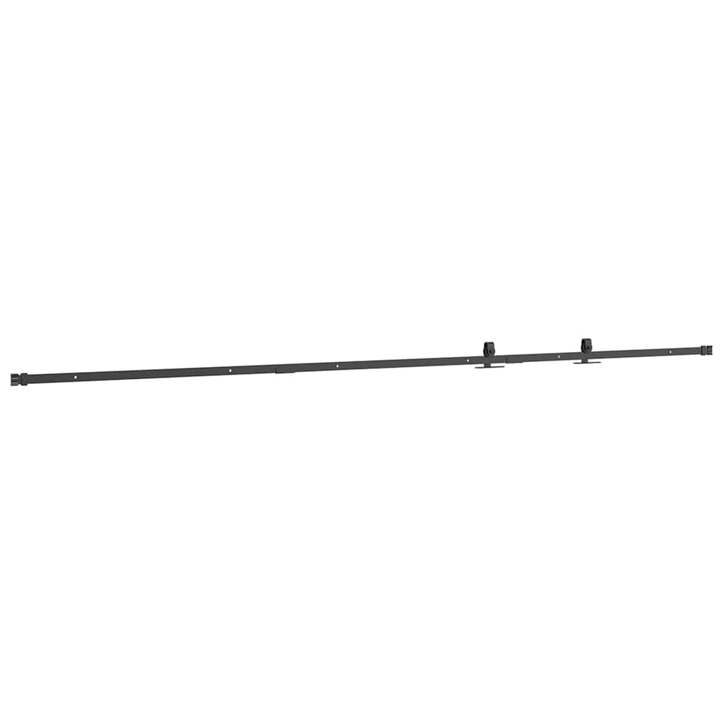 vidaXL Kit Anta Scorrevole Armadio in Acciaio al Carbonio 244 cm