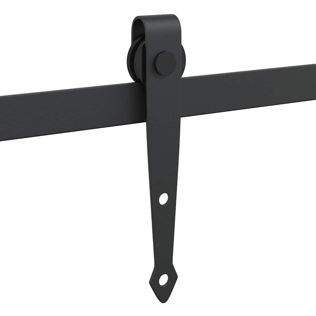 vidaXL Kit Anta Scorrevole per Armadio 200 cm in Acciaio al Carbonio