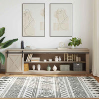 vidaXL Kit Anta Scorrevole Armadio in Acciaio al Carbonio 113 cm