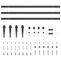 Kit Anta Scorrevole Armadio in Acciaio al Carbonio 244 cm 4009689