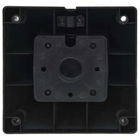 Colonna con Presa da Esterno a 4 Vie Nera e Verde 16x16x39,5cm 4010098