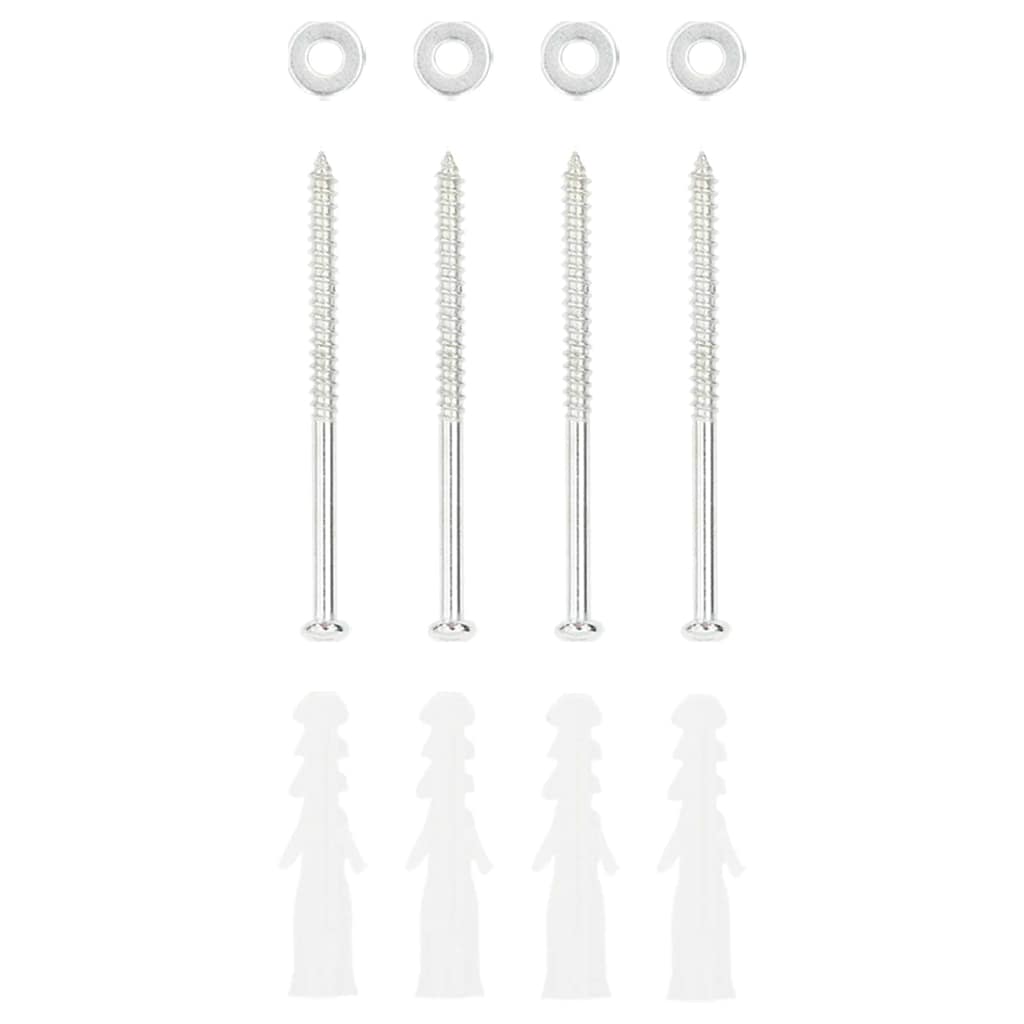 Colonna con Presa da Esterno a 4 Vie Nera e Verde 16x16x39,5cm 4010098