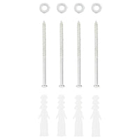 vidaXL Colonna con Presa da Esterno a 4 Vie Nera e Verde 16x16x39,5cm