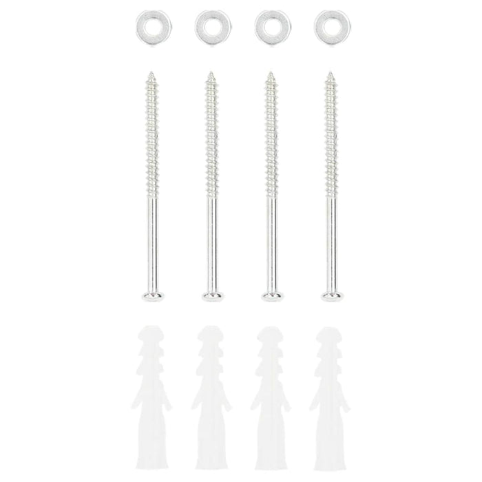 vidaXL Colonna con Presa da Esterno a 4 Vie Nera e Verde 16x16x39,5cm