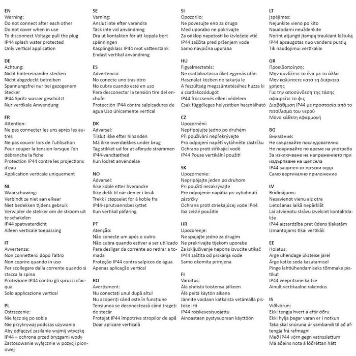 Presa da Esterno con Picchetto 2 Vie Nera e Verde 15,5x11x24cm 4010100