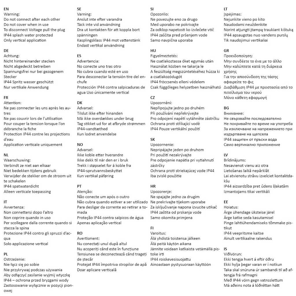 Presa da Esterno con Picchetto 4 Vie Nera e Verde 15,5x11x24cm 4010101