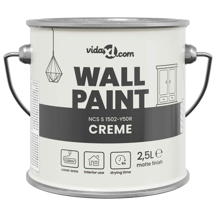 Pittura murale Crema 16.5 x 16.5 x 15.9 cm 4008518