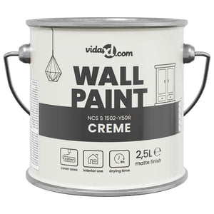 vidaXL Pittura murale Crema 16.5 x 16.5 x 15.9 cm