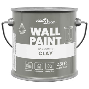 vidaXL Pittura murale Argilla 16.5 x 16.5 x 15.9 cm