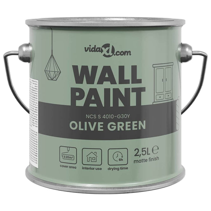 Pittura murale Oliver verde 16.5 x 16.5 x 15.9 cm 4008524