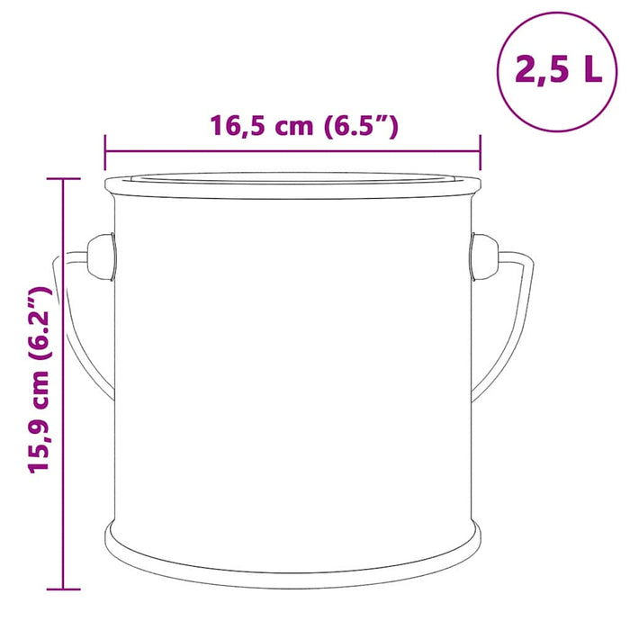 Pittura murale rosa antico 16.5 x 16.5 x 15.9 cm 4008525