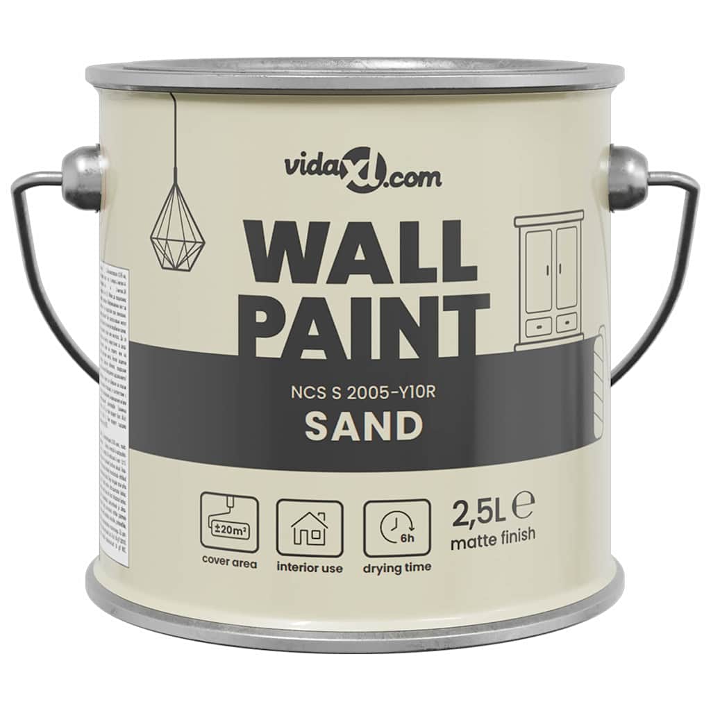 Pittura murale Sabbia 16.5 x 16.5 x 15.9 cm 4008526