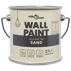 vidaXL Pittura murale Sabbia 16.5 x 16.5 x 15.9 cm