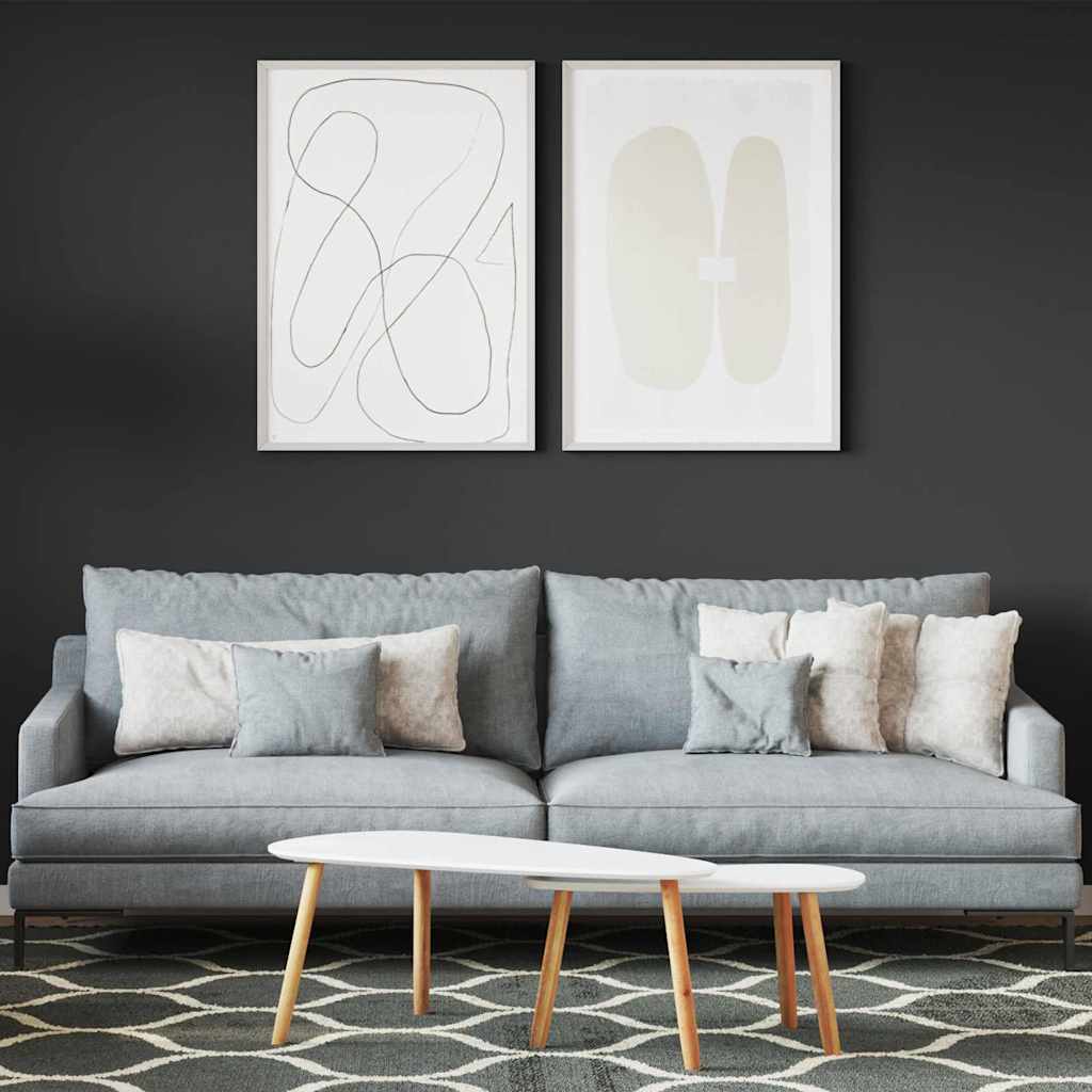 vidaXL Pittura murale Nero 16.5 x 16.5 x 15.9 cm