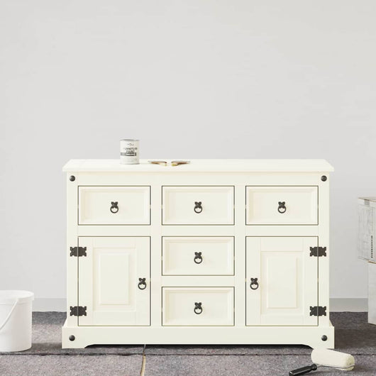 vidaXL Vernice per mobili Bianco Ciottolo 10 x 10 x 12.2 cm