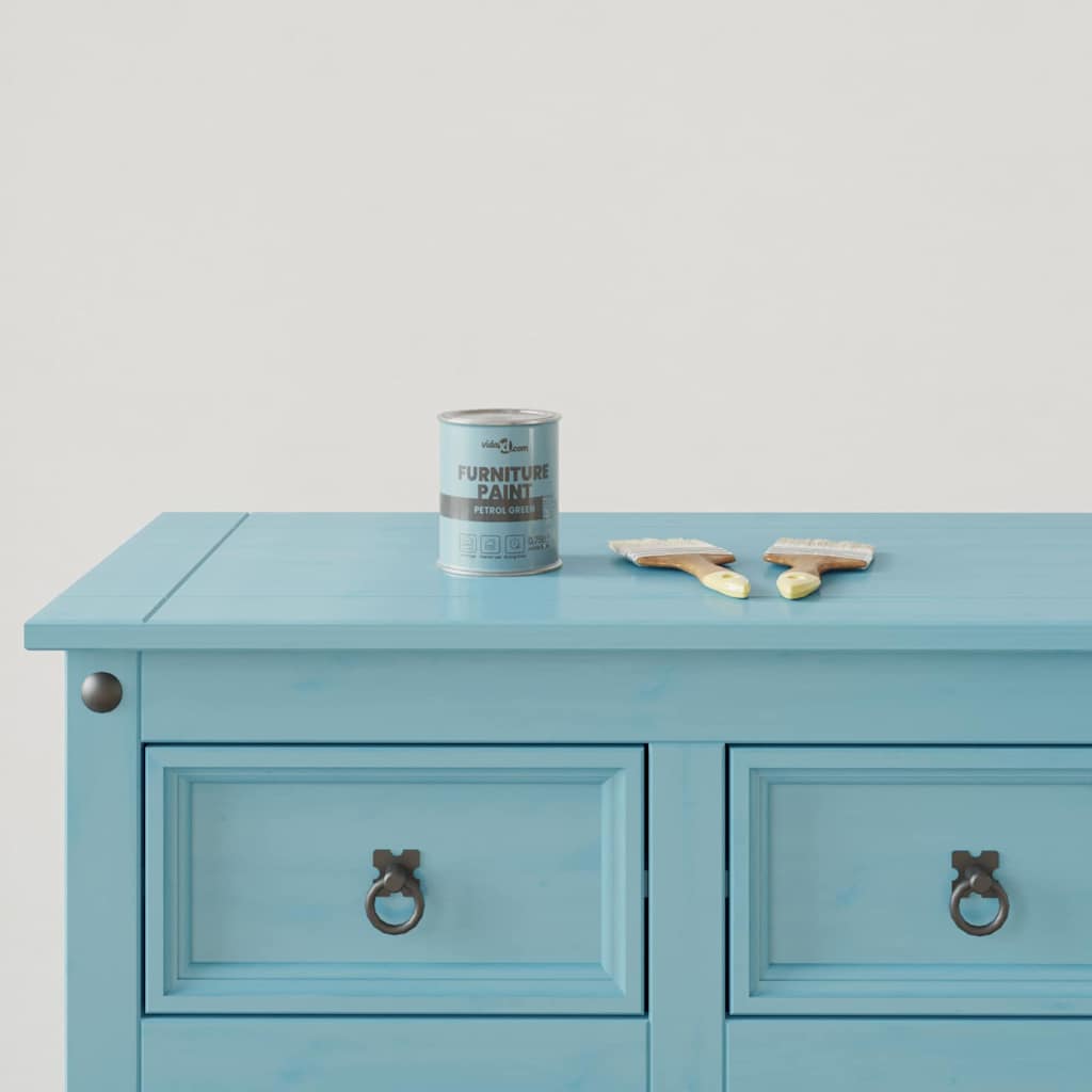 vidaXL Vernice per mobili Verde benzina 10 x 10 x 12.2 cm