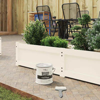 vidaXL Vernice per legno Bianco 16.5 x 16.5 x 15.9 cm