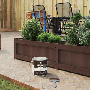 vidaXL Vernice per legno Marrone 16.5 x 16.5 x 15.9 cm