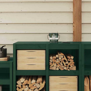 vidaXL Vernice per legno Verde 16.5 x 16.5 x 15.9 cm