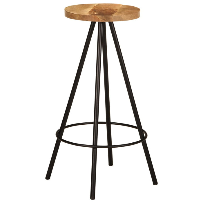 vidaXL Set da Bar 5 pz in Legno Massello di Mango