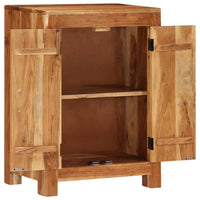 Credenza 55x35x75 cm in Legno Massello di Acacia