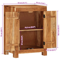 Credenza 55x35x75 cm in Legno Massello di Acacia 4009378
