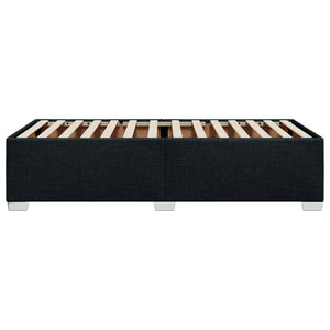 Giroletto senza Materasso-Struttura Letto Nero 90x190 cm in Tessuto 778766