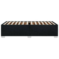 Giroletto senza Materasso-Struttura Letto Nero 90x200 cm in Tessuto 486922