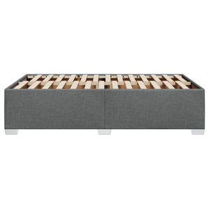 Giroletto senza Materasso Grigio Scuro 120x190 cm in Tessuto 3284458