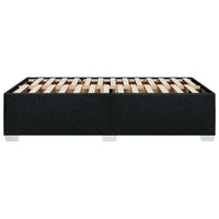Giroletto senza Materasso-Struttura Letto Nero 120x190 cm in Tessuto 116909