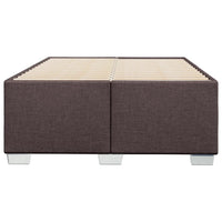 Giroletto senza Materasso Marrone Scuro 80x200 cm in Tessuto 3284460