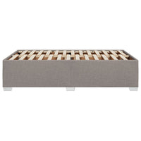 Giroletto senza Materasso-Struttura Letto Tortora 120x200 cm Tessuto 853193