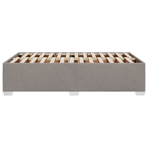 Giroletto senza Materasso-Struttura Letto Tortora 120x200 cm Tessuto 853193