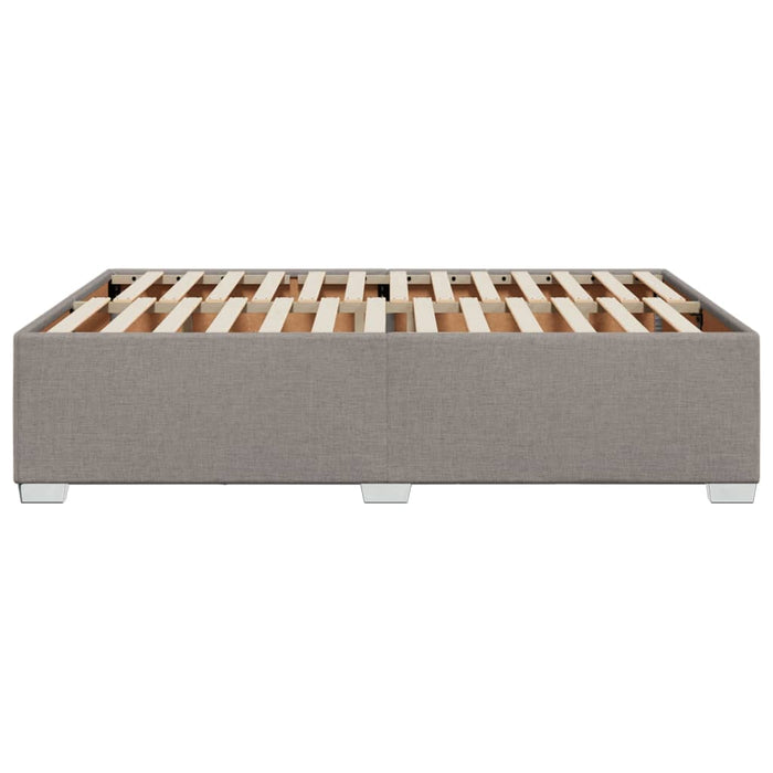 Giroletto senza Materasso-Struttura Letto Tortora 160x200 cm in Tessuto 606643