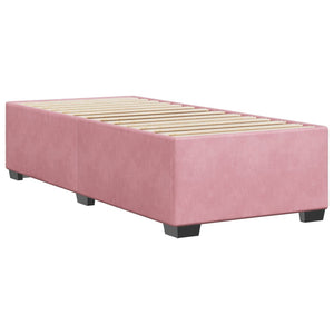 Giroletto-Struttura Letto Rosa 80x200 cm in Velluto 790710