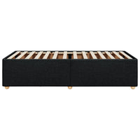 Giroletto senza Materasso-Struttura Letto Nero 80x200 cm Tessuto 535477