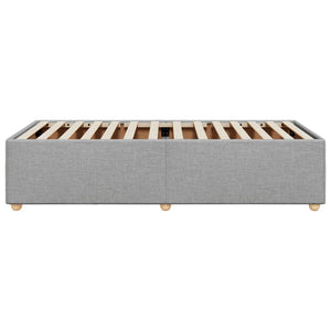 Giroletto senza Materasso Grigio Chiaro 90x190 cm Tessuto 3284694