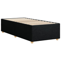 Giroletto senza Materasso-Struttura Letto Nero 90x190 cm in Tessuto 850827