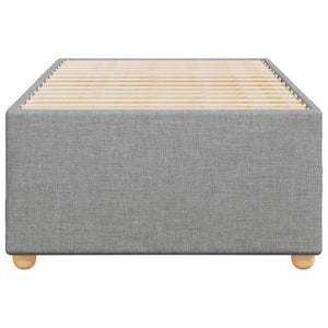 Giroletto senza Materasso Grigio Chiaro 90x200 cm Tessuto 3284701