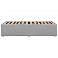 Giroletto senza Materasso Grigio Chiaro 90x200 cm Tessuto 3284701