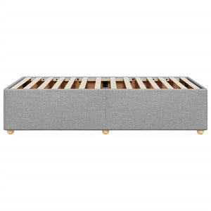 Giroletto senza Materasso Grigio Chiaro 90x200 cm Tessuto 3284701