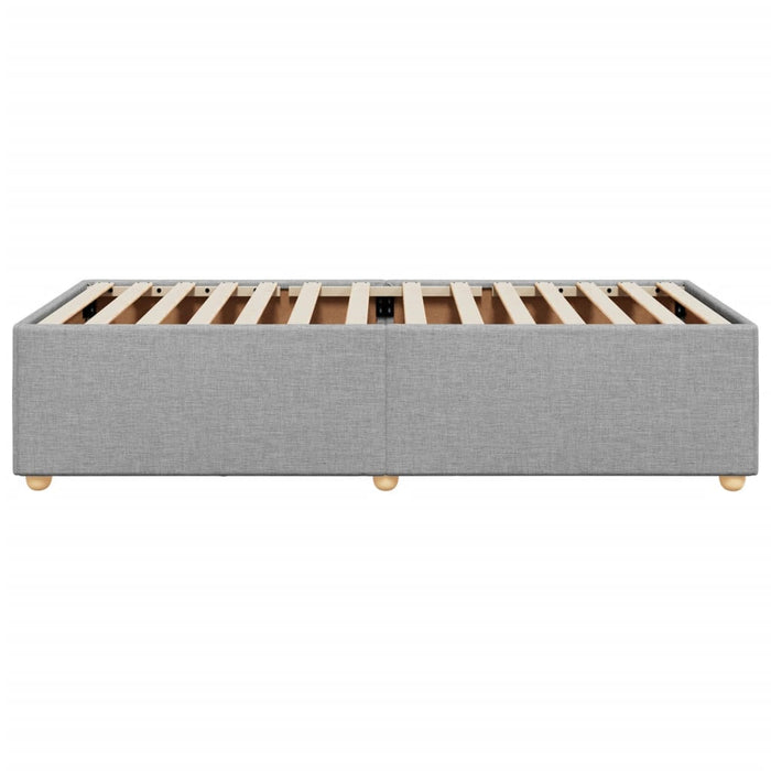 Giroletto senza Materasso Grigio Chiaro 90x200 cm Tessuto 3284701