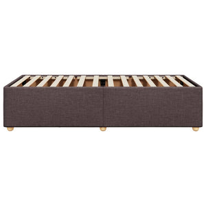 Giroletto senza Materasso Marrone Scuro 90x200 cm Tessuto 3284704